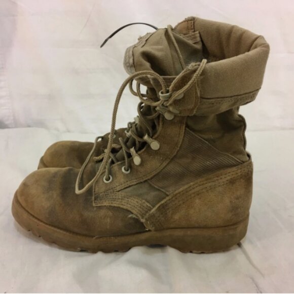 ALTAMA HOT WEATHER VENTED TAN VIBRAM SOLES TAN sz7.5 COMBAT BOOTS NM 32226 main image 8